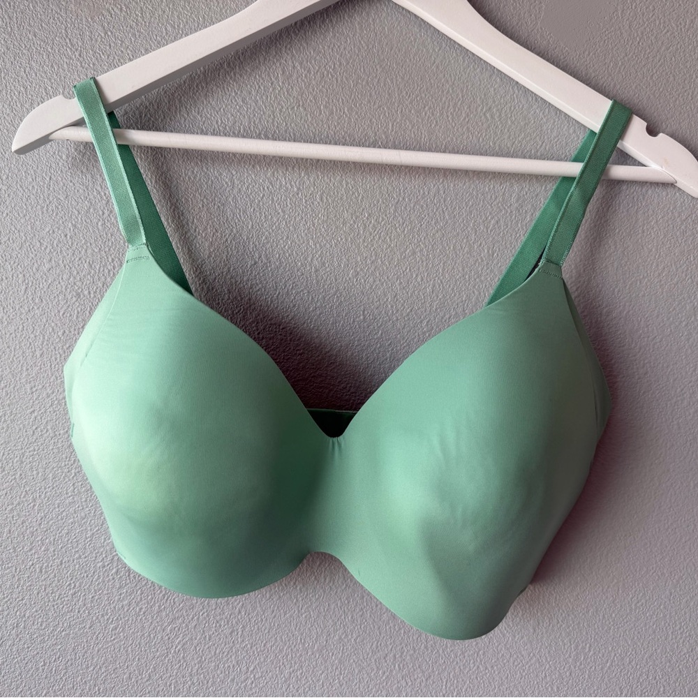 Knix seafoam green Wing Woman contour bra sz 7+ 38E 36F 38F NWT